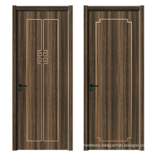 modern design good quality light luxury paint free doors apartment mdf wooden door skin sheet GO-Q0013